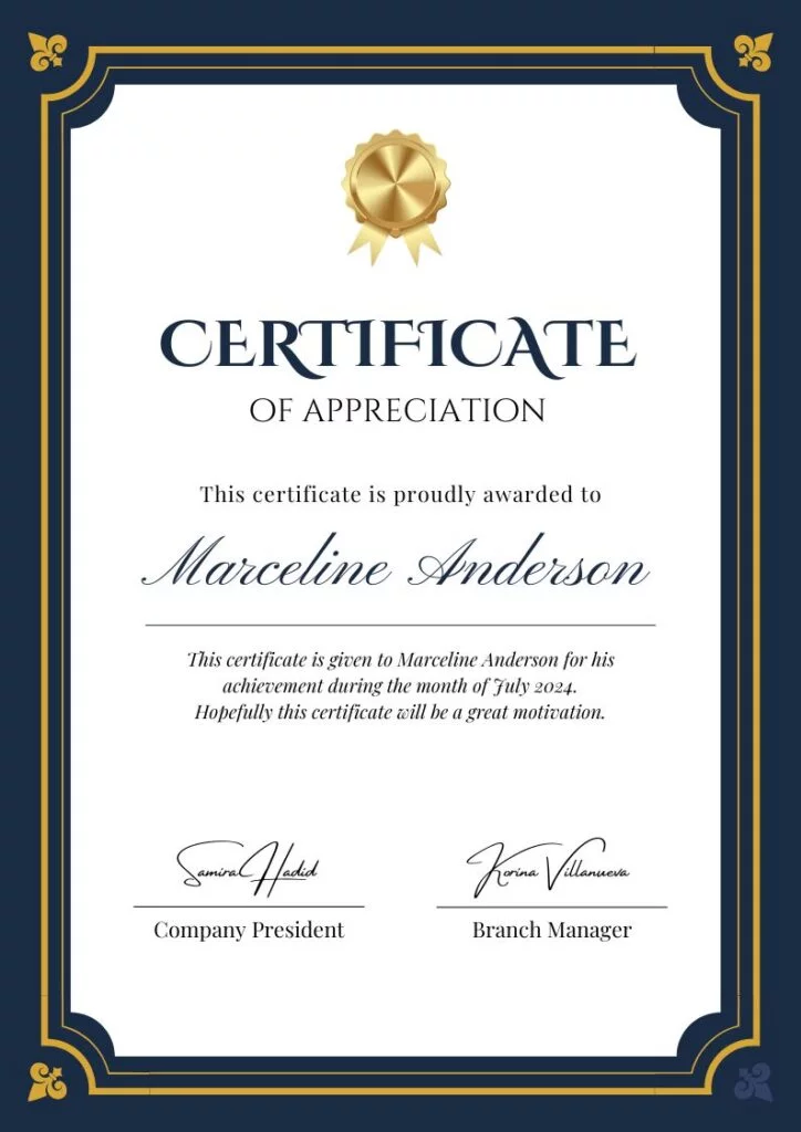 certificate certificate